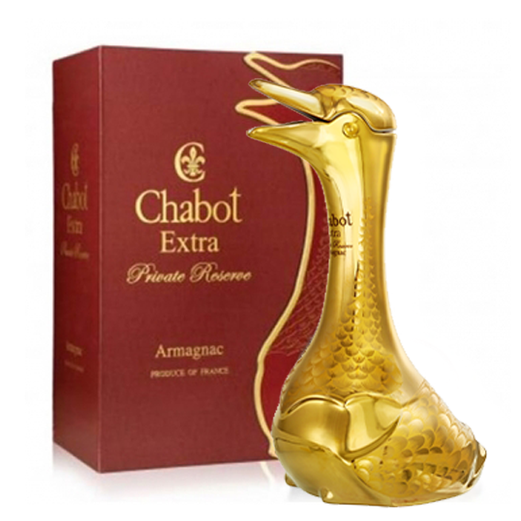 Armagnac Chabot EXTRA v luxusním dekantéry "ZLATÁ HUS"