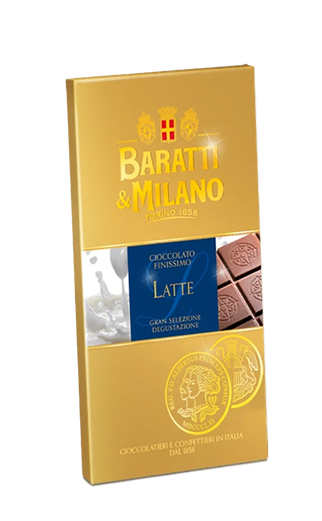 BARATTI & MILANO 75g Mléčná čokoláda Gold