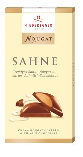 NIEDEREGGER Nugát-smetanová čokoláda 100g