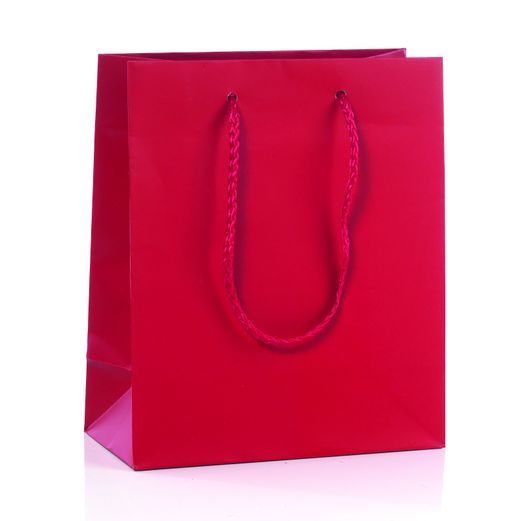PNP - papírová taška červená matná XXL
