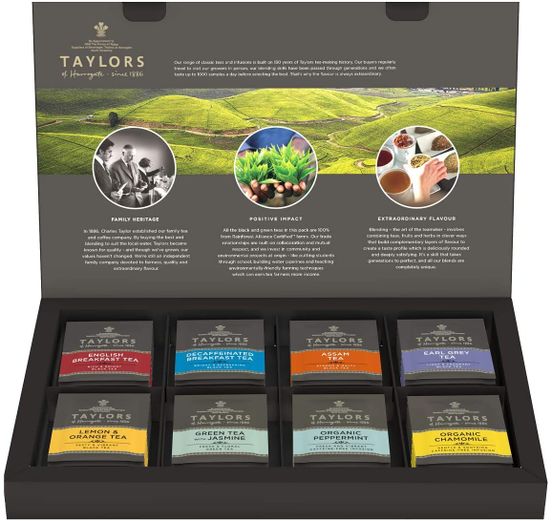 Taylors Čajová kolekce 8 vybraných druhů čajů