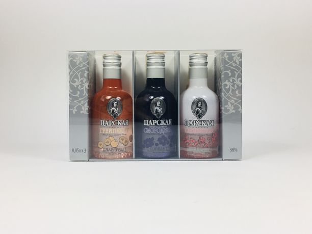 Vodka Carskaja Set 3ks - miniaturky